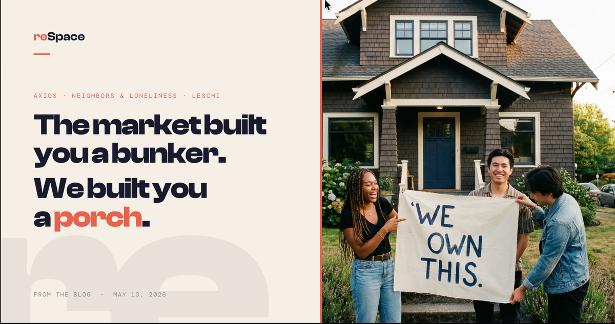Americans Stopped Knowing Their Neighbors. We Designed a Home That Fixes That.